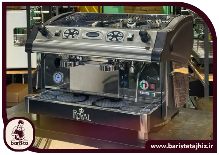 قیمت و خرید اسپرسوساز دو گروپ اتوماتیک رویال مدل TECNICA