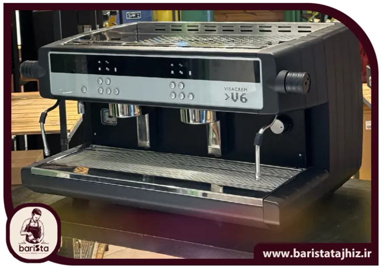 قیمت و خرید ماشین اسپرسو ساز ویزاکرم مدل V6 دو گروپ