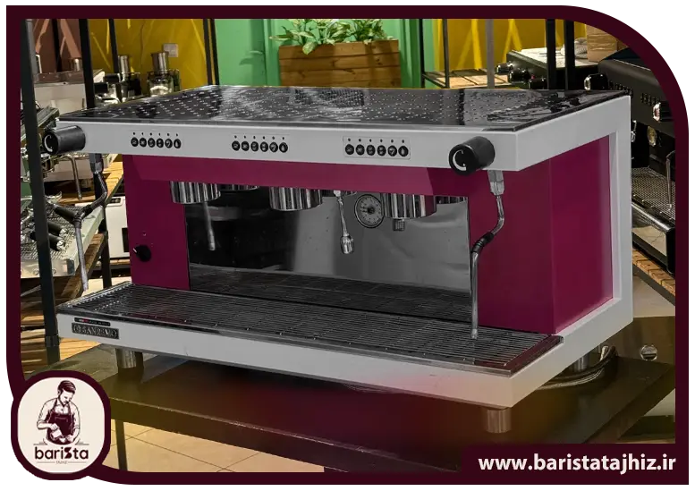 قیمت خرید دستگاه اسپرسو ساز صنعتی سنرمو زویی SANREMO ZOE 2GR